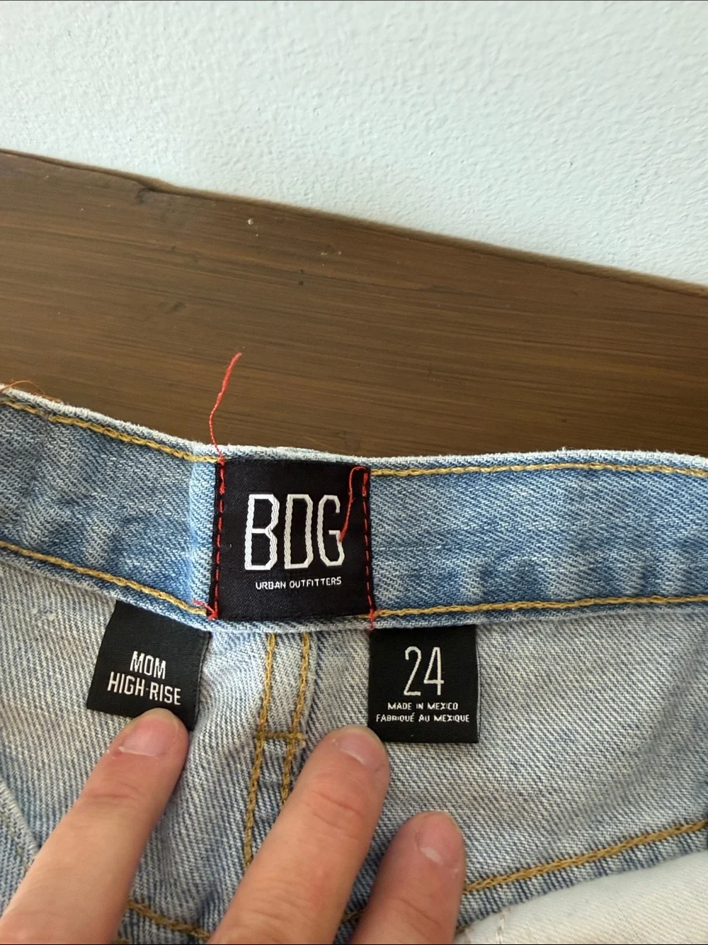 BDG Urban Outfitters Light Blue High-Rise Denim Shorts